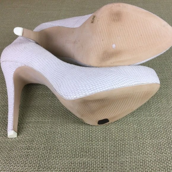 BCBG Generation Parade Leather Platform Heels - Picture 8 of 12